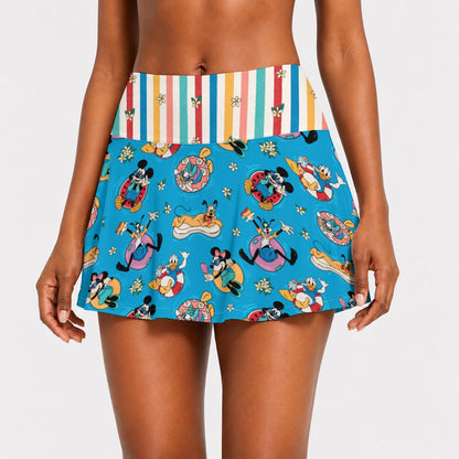 Pool Party Women's Pleated Athletic Skort