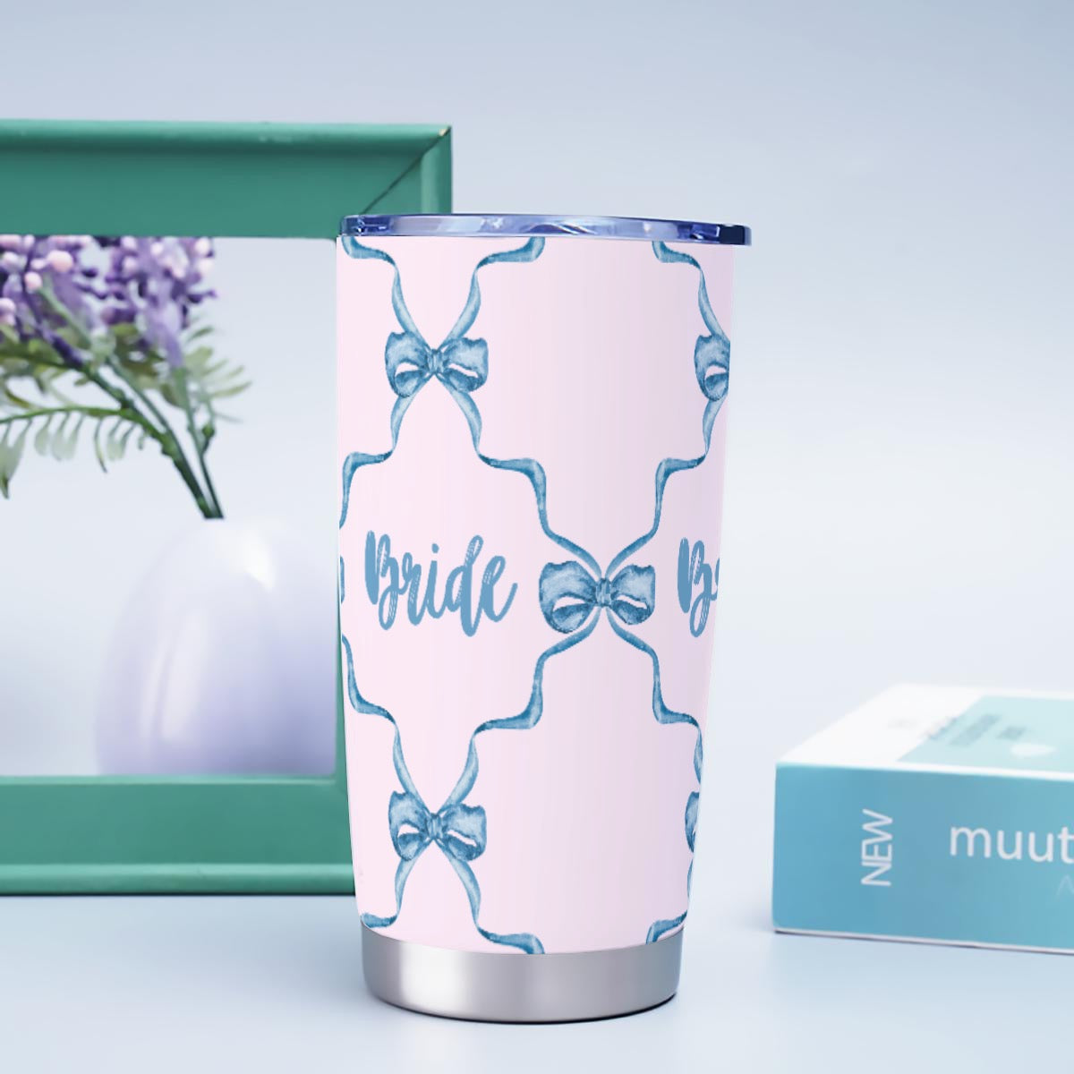 Bow Trellis Bride [pink] Tumbler 20oz