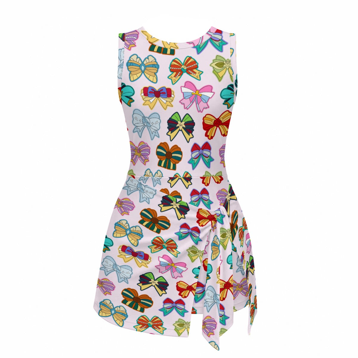 Princess Bows Girls Sports Romper