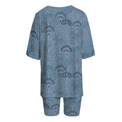 Shells Women's T-shirt Set With Short Sleeve