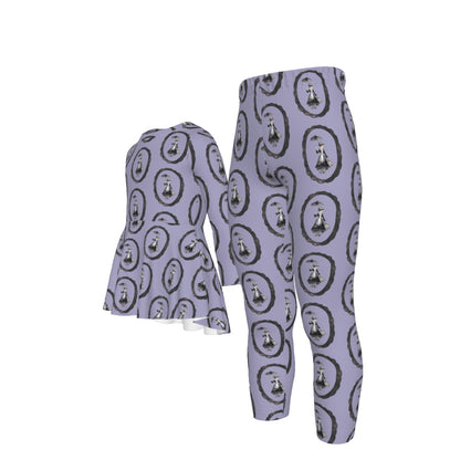 Mary Frame Girls LS Pants Set