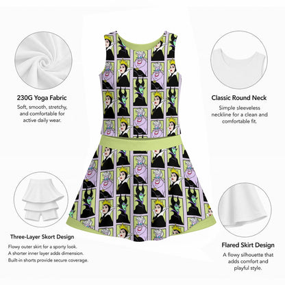 Villain Portraits Women's Tank & Skort Set
