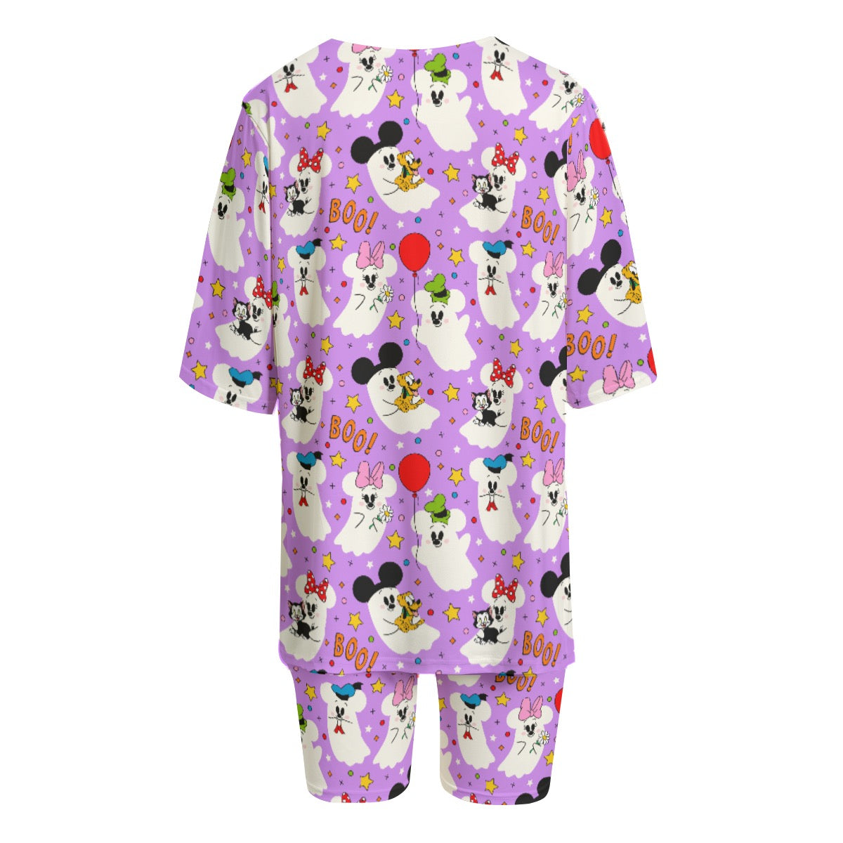 Friendly Ghosts Women's T-shirt Set With Short Sleeve