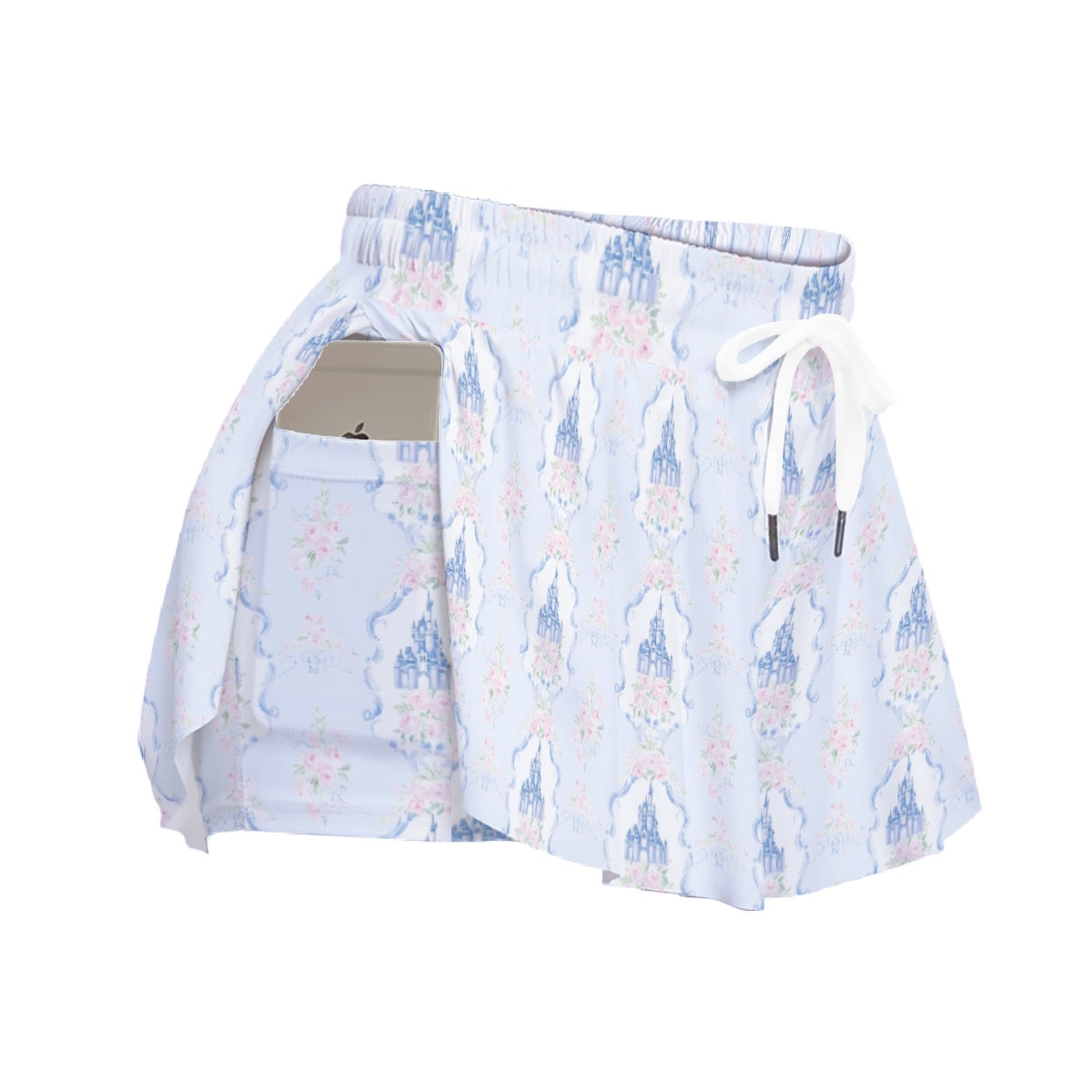 Grandmillenial Castle Women's Sport Skorts With Pocket