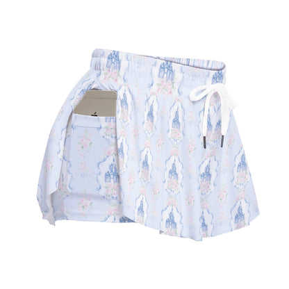Grandmillenial Castle Women's Sport Skorts With Pocket