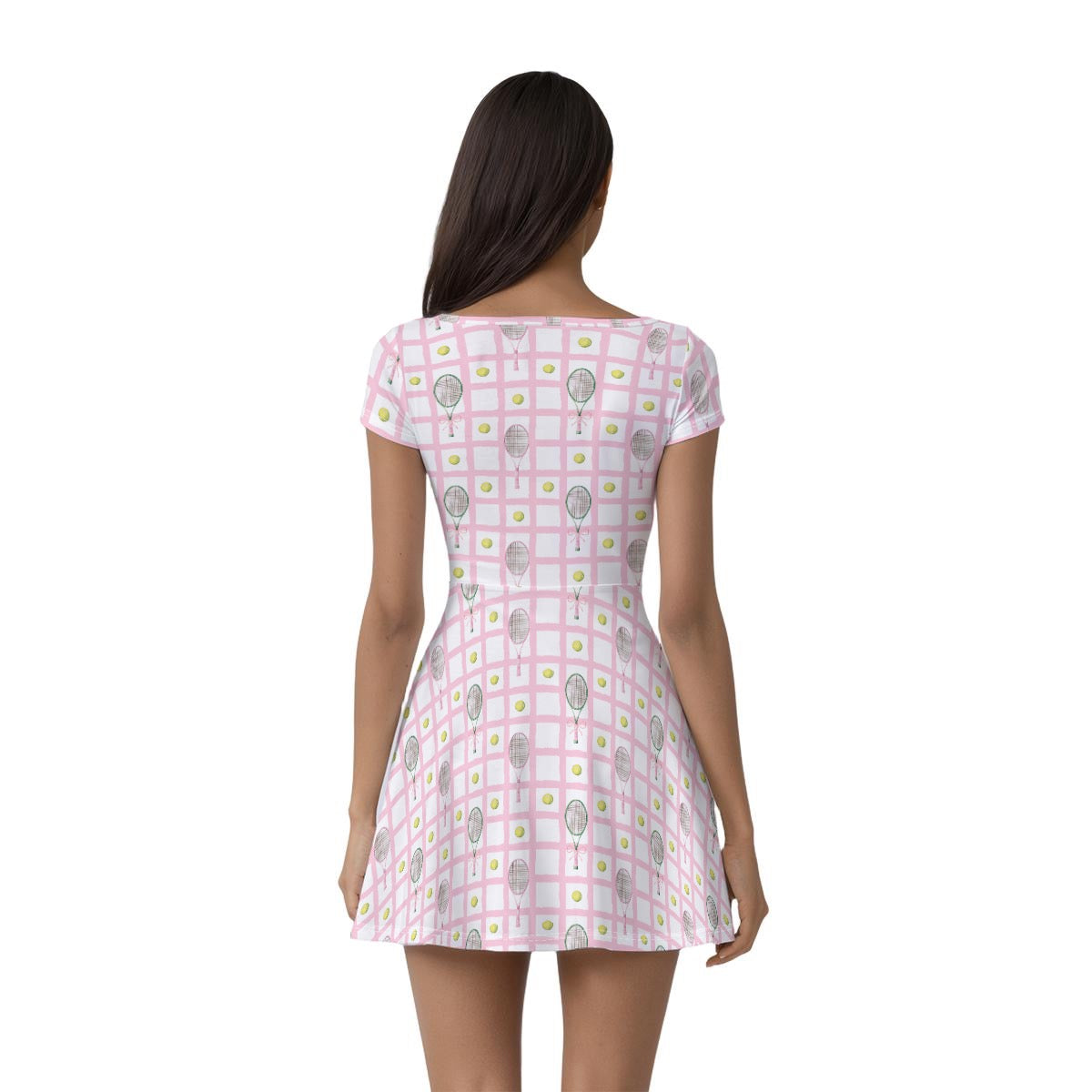 Tennis Women’s Athletic Dress With Built‑In Shorts