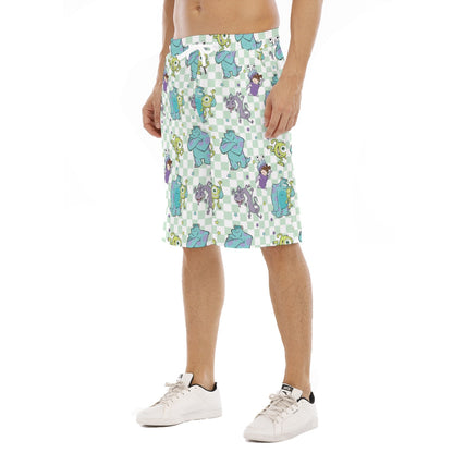 Monsters Men's Tether Loose Shorts With Pocket