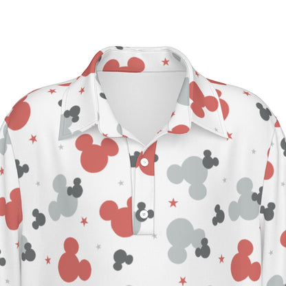 Red & Gray MM Boys Polo Collar Jersey |210GSM