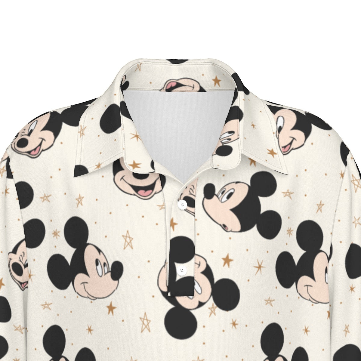 Gold Star Mickey Polo Collar Jersey |210GSM