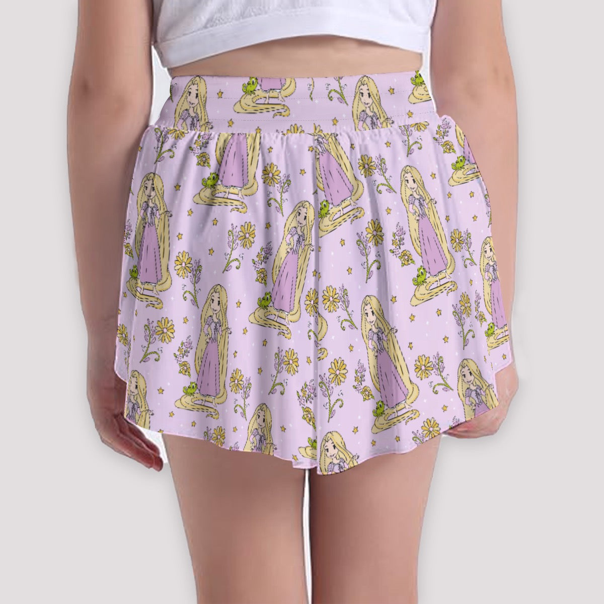The Tower Princess [smaller print] Girls' Sports Culottes