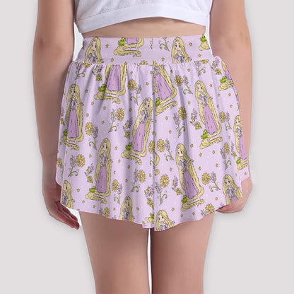 The Tower Princess [smaller print] Girls' Sports Culottes
