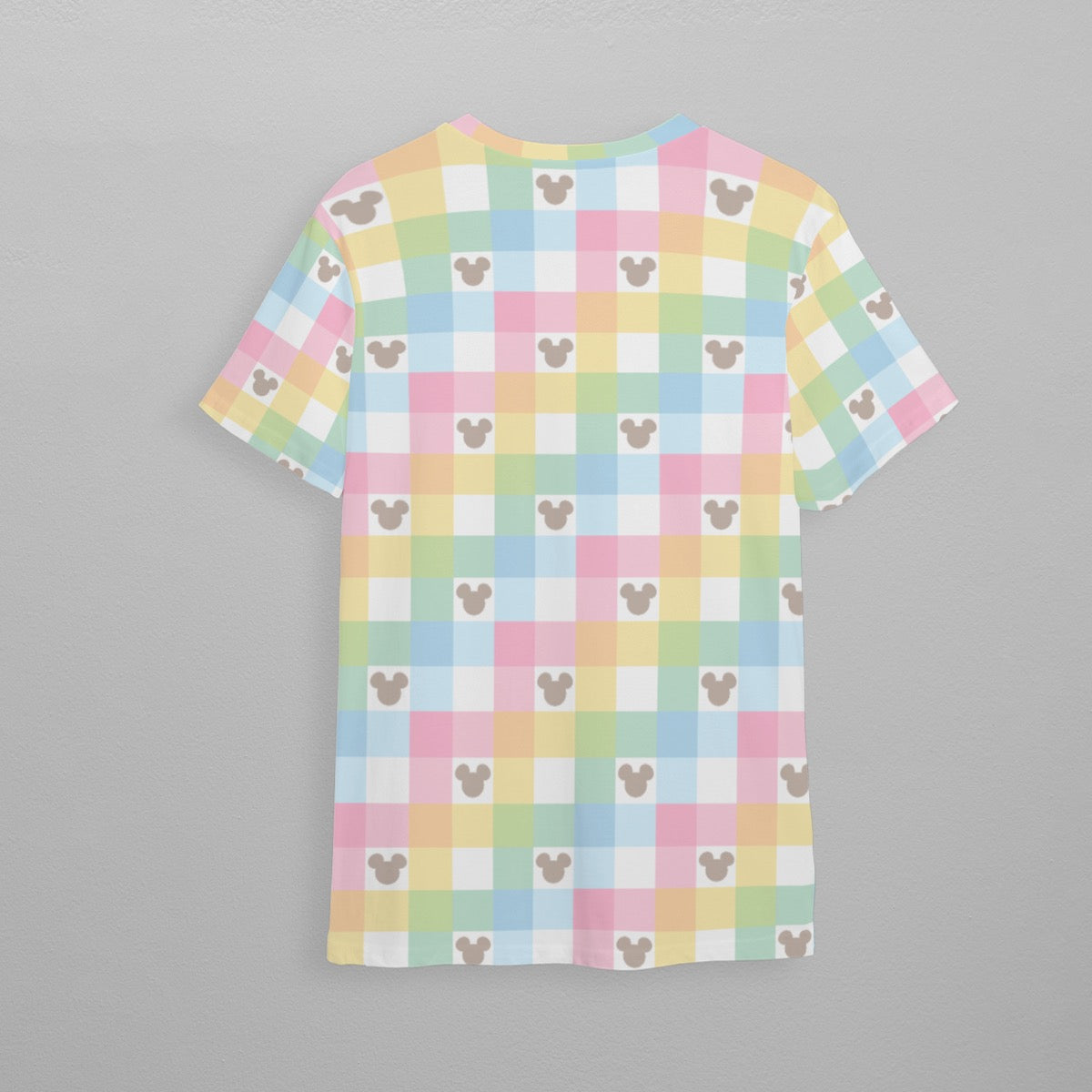 Pastel Gingham MM Children's Athletic T-Shirt