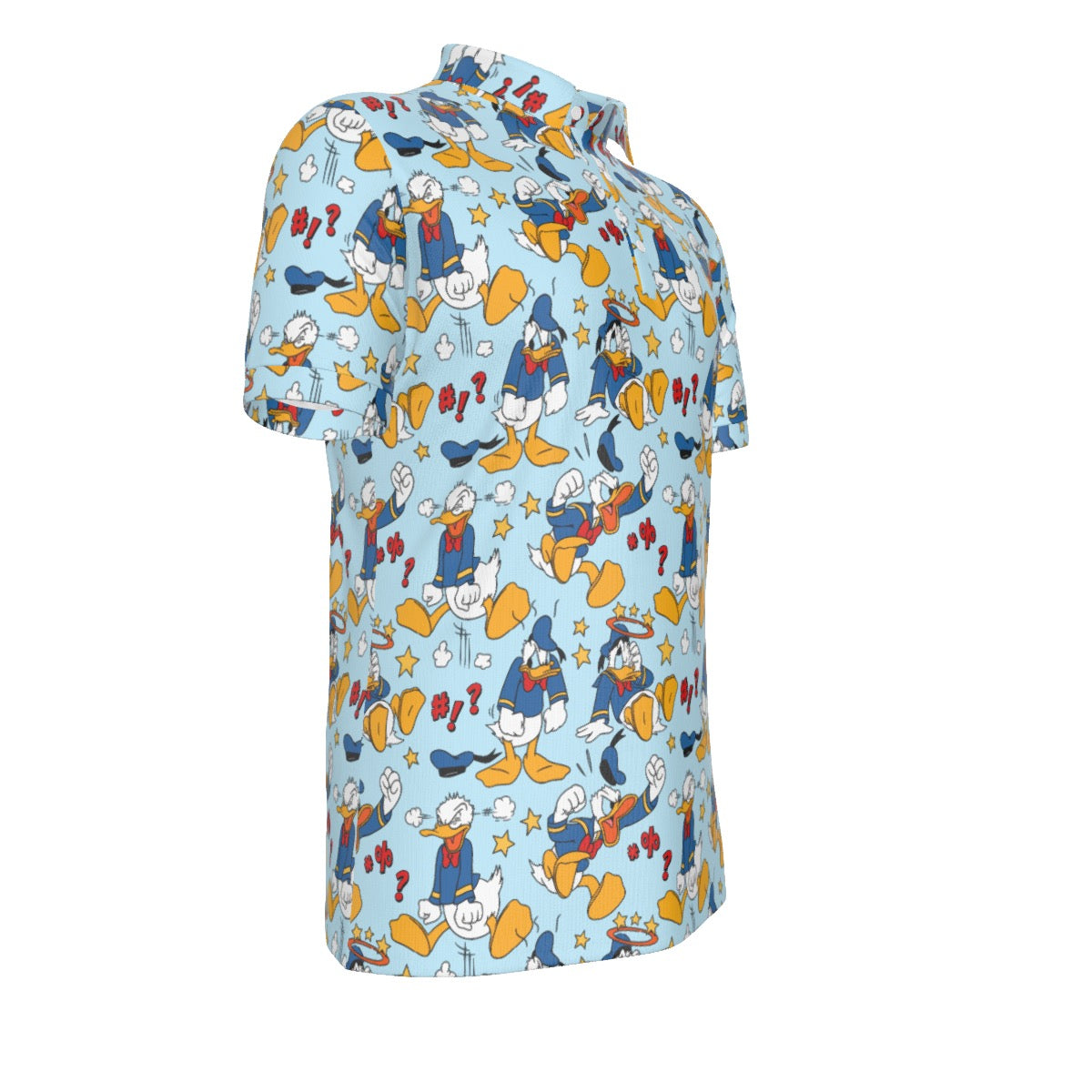 Angry Duck Men's Stretch Collar Polo Shirt