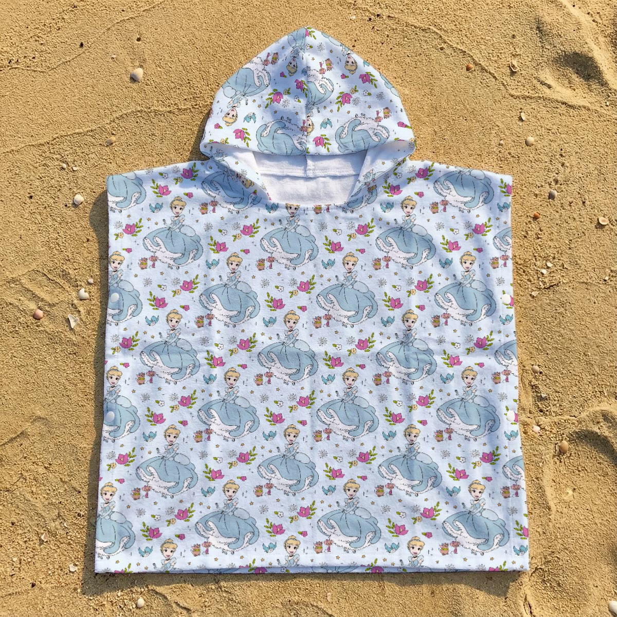 Cindy Kid's Hooded Towel Poncho