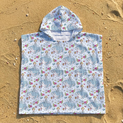 Cindy Kid's Hooded Towel Poncho