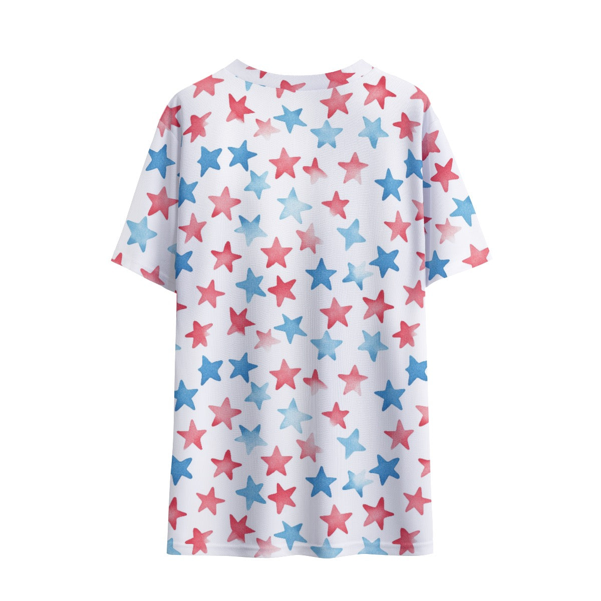 Patriotic Stars Children's Round Neck T-Shirt