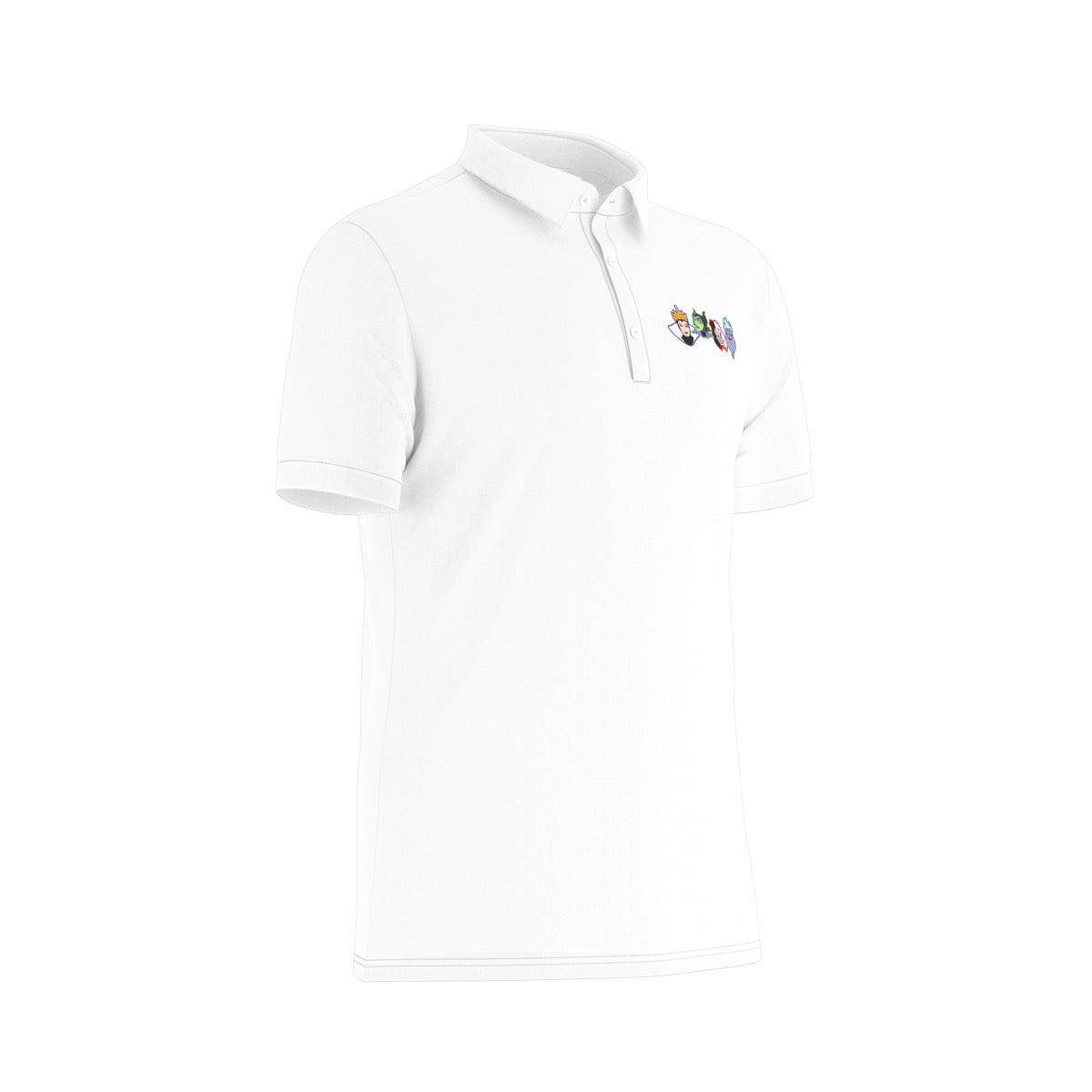Villains Men's Stretch Collar Polo Shirt