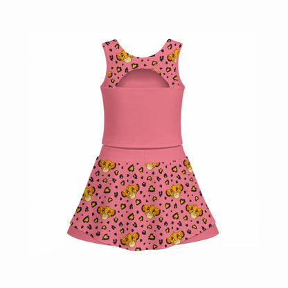 Roar Panel Women's Sports Tank & Skort Set