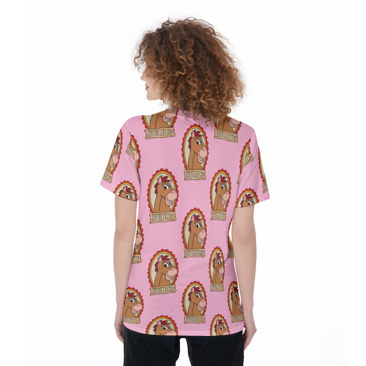 Pink Horsey Women's O-Neck T-Shirt|180 GSM Jersey