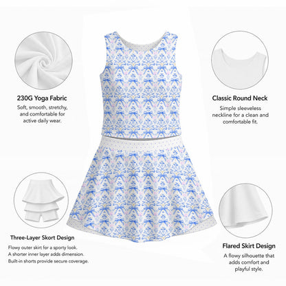 Charlotte Women's Sports Tank & Skort Set