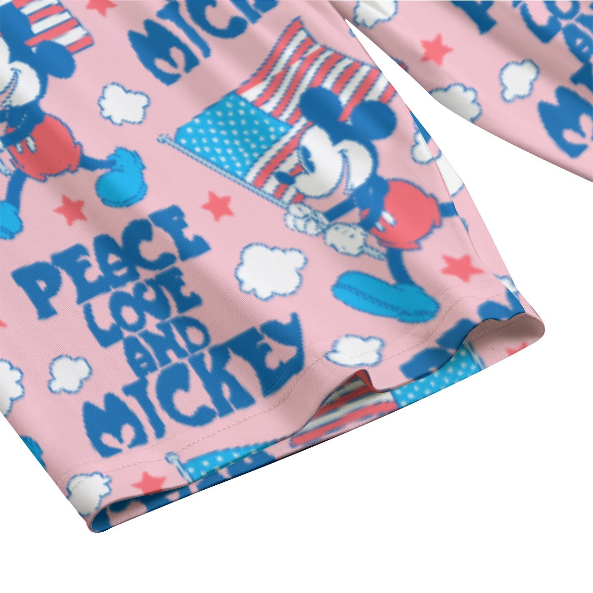 Patriotic MM [pink] Women's T-shirt Set With Short Sleeve
