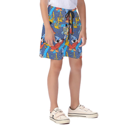 Sorcerer in Action Kid's Beach Shorts