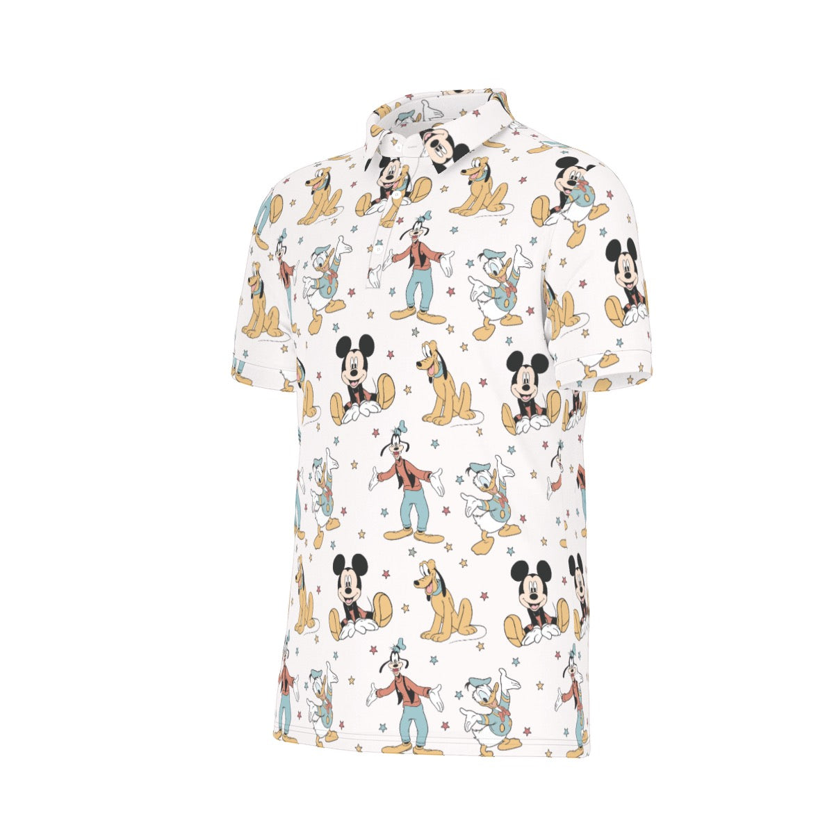 MM & Friends Men's Stretch Collar Polo Shirt