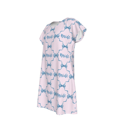 Bride Women's Short Sleeve Dress