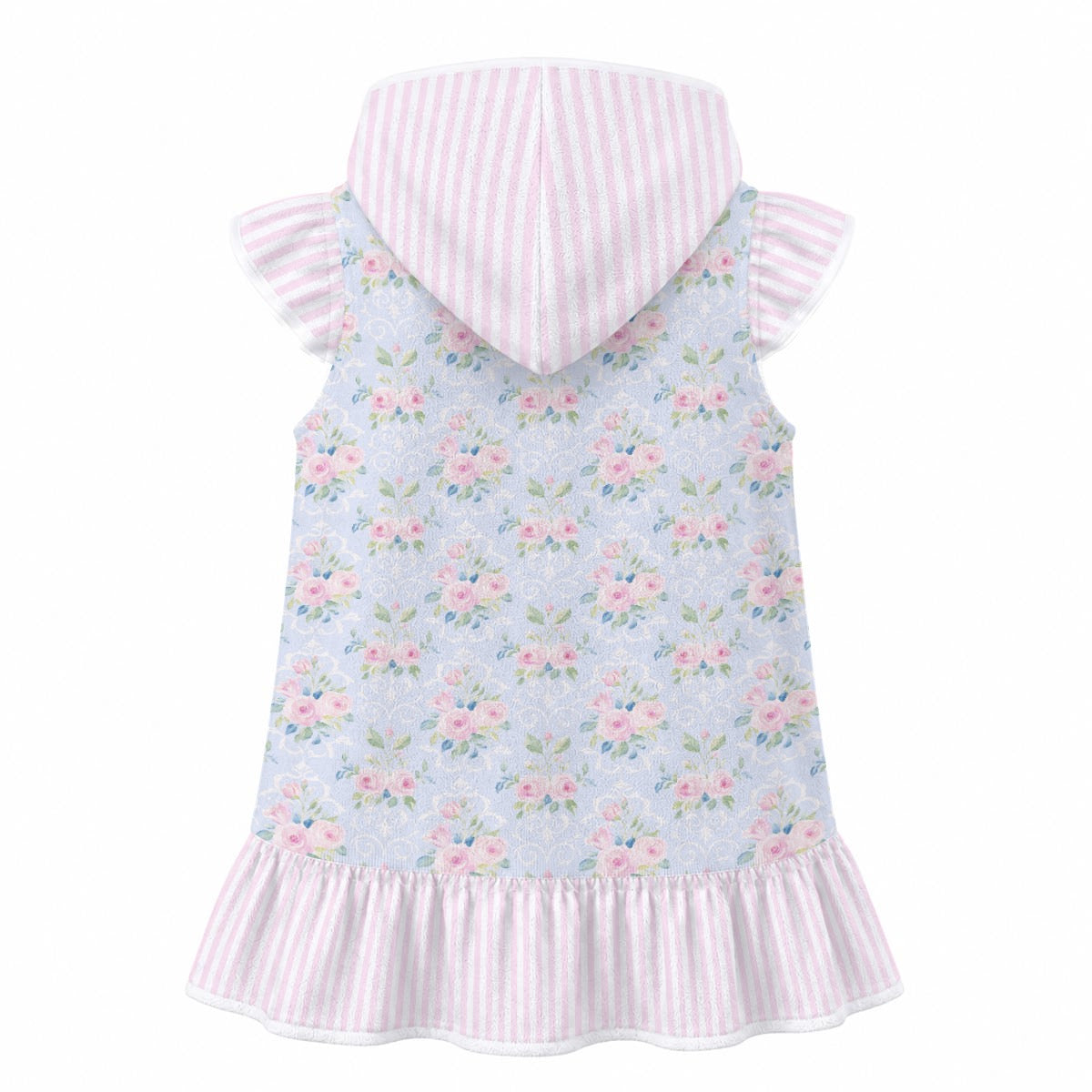 Rose Girls' Hooded Beach Cover-Up