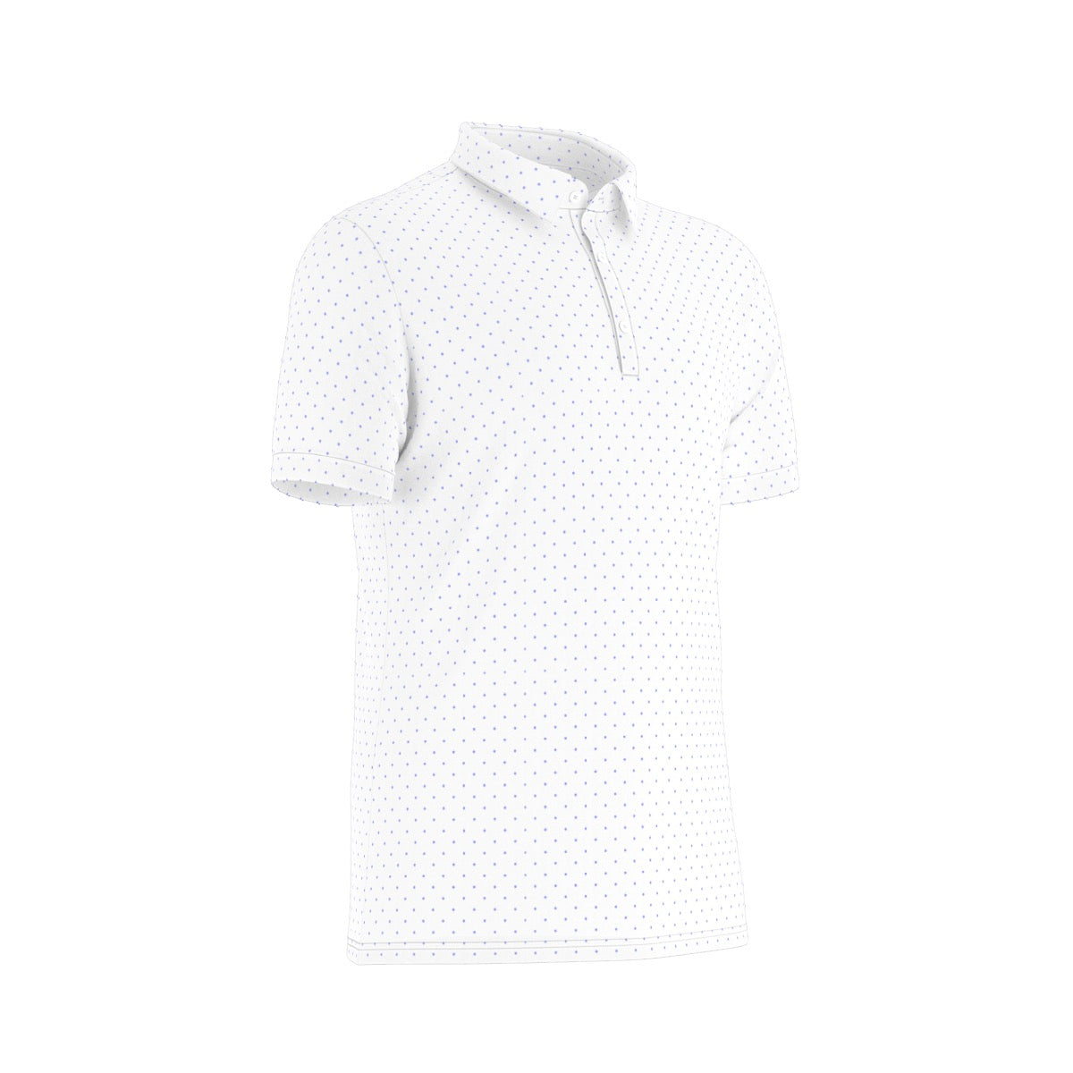 Charlotte Dot Men's Stretch Collar Polo Shirt