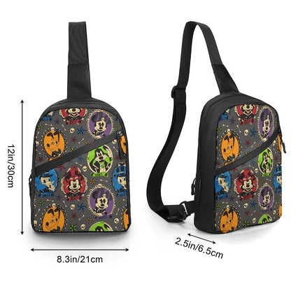Not So Scary Cameos Folding chest bag
