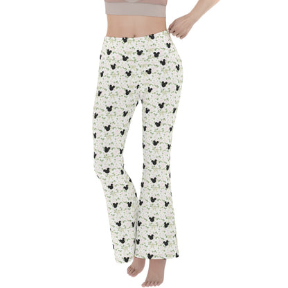 Garden Floral Women's Flare Yoga Pants