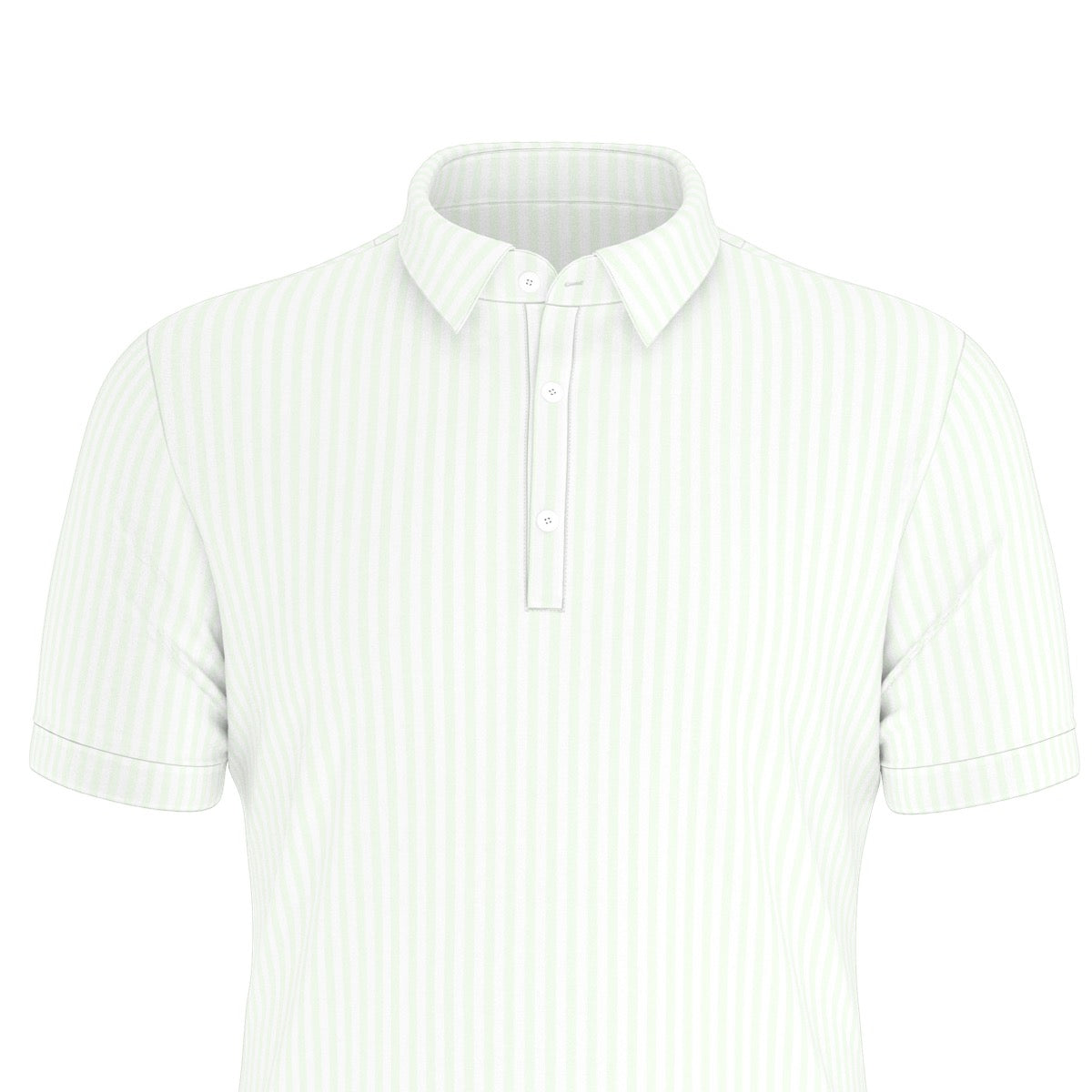 Brighton Stripe Men's Stretch Collar Polo Shirt