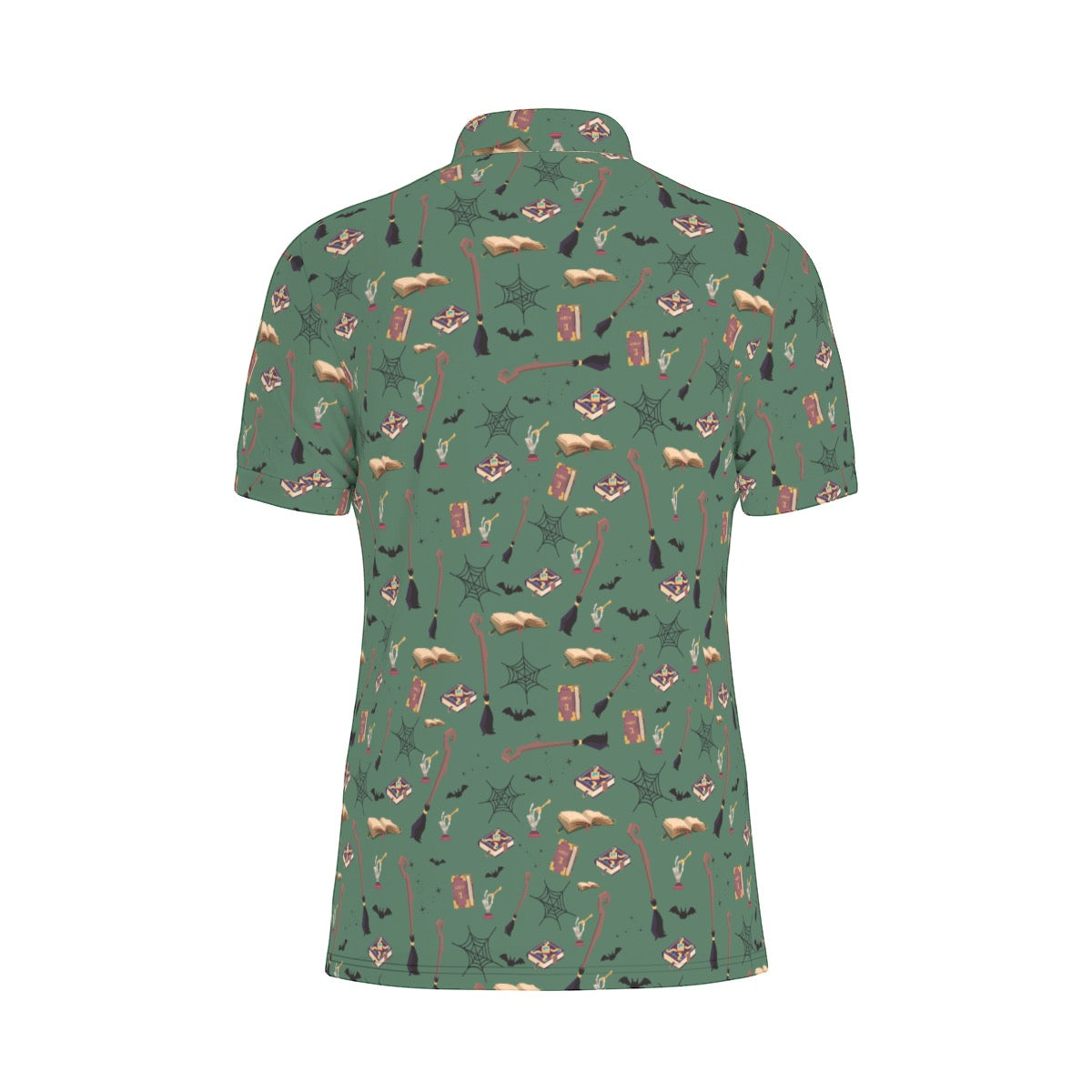 Green Wizard Men's Stretch Collar Polo Shirt