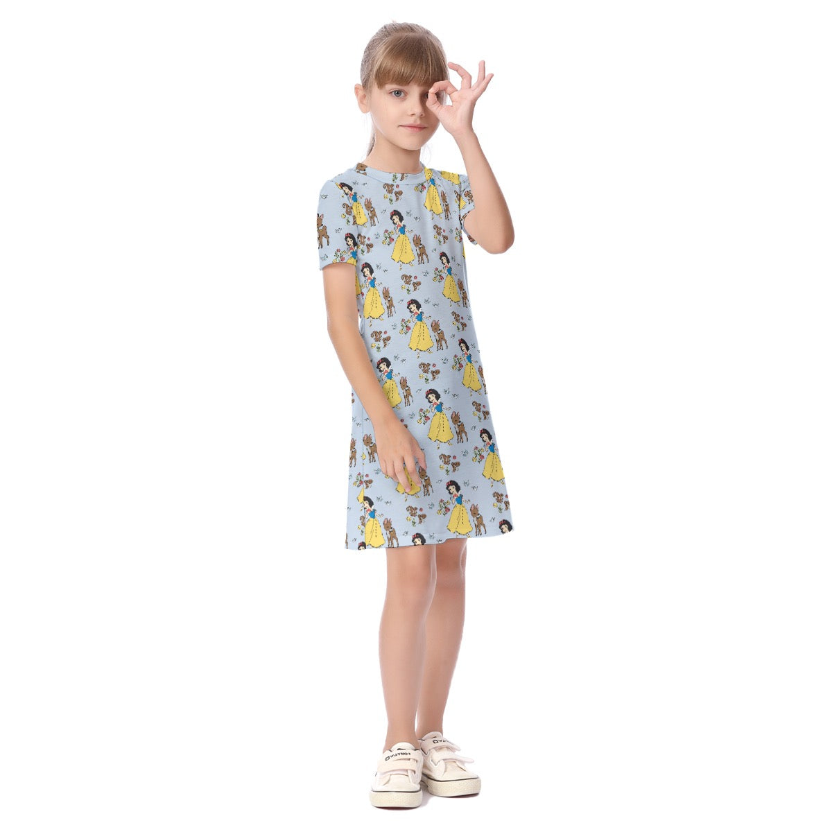 The Fairest One of All [smaller print] Kid's Short Sleeve Dress
