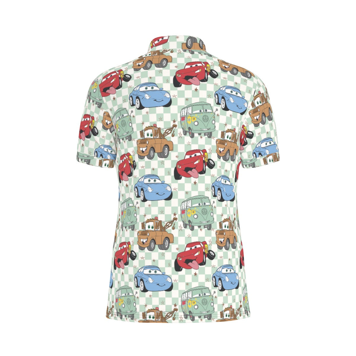 Cars Men's Stretch Collar Polo Shirt