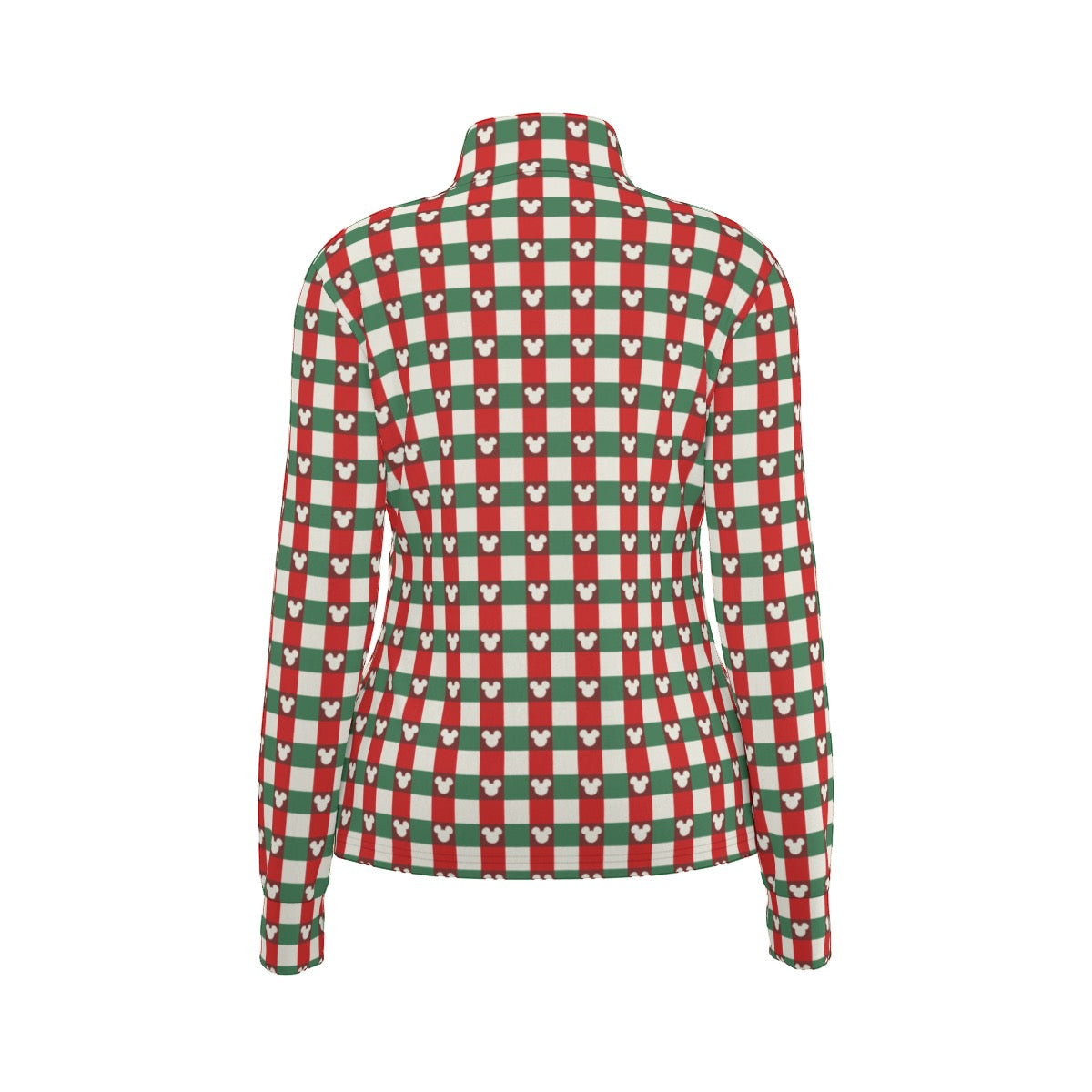 MM Christmas Plaid Women's Long Sleeve Thumbhole Jacket