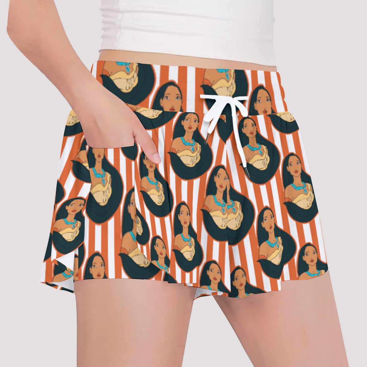 Striped Riverbend Girls' Sports Culottes