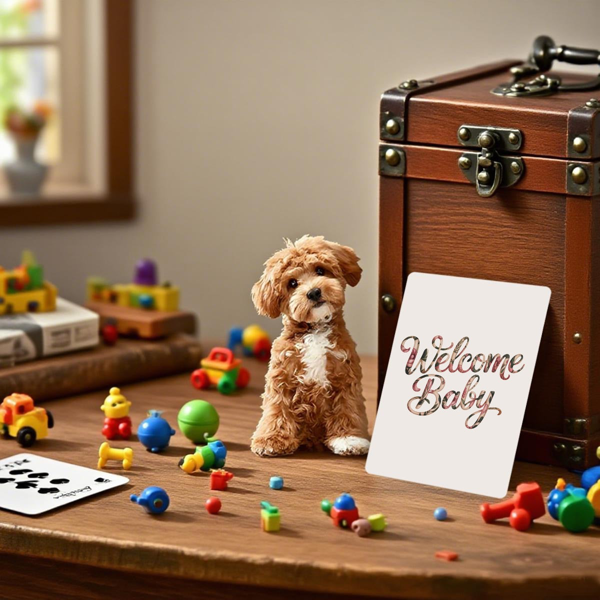 Welcome Baby Playing Cards