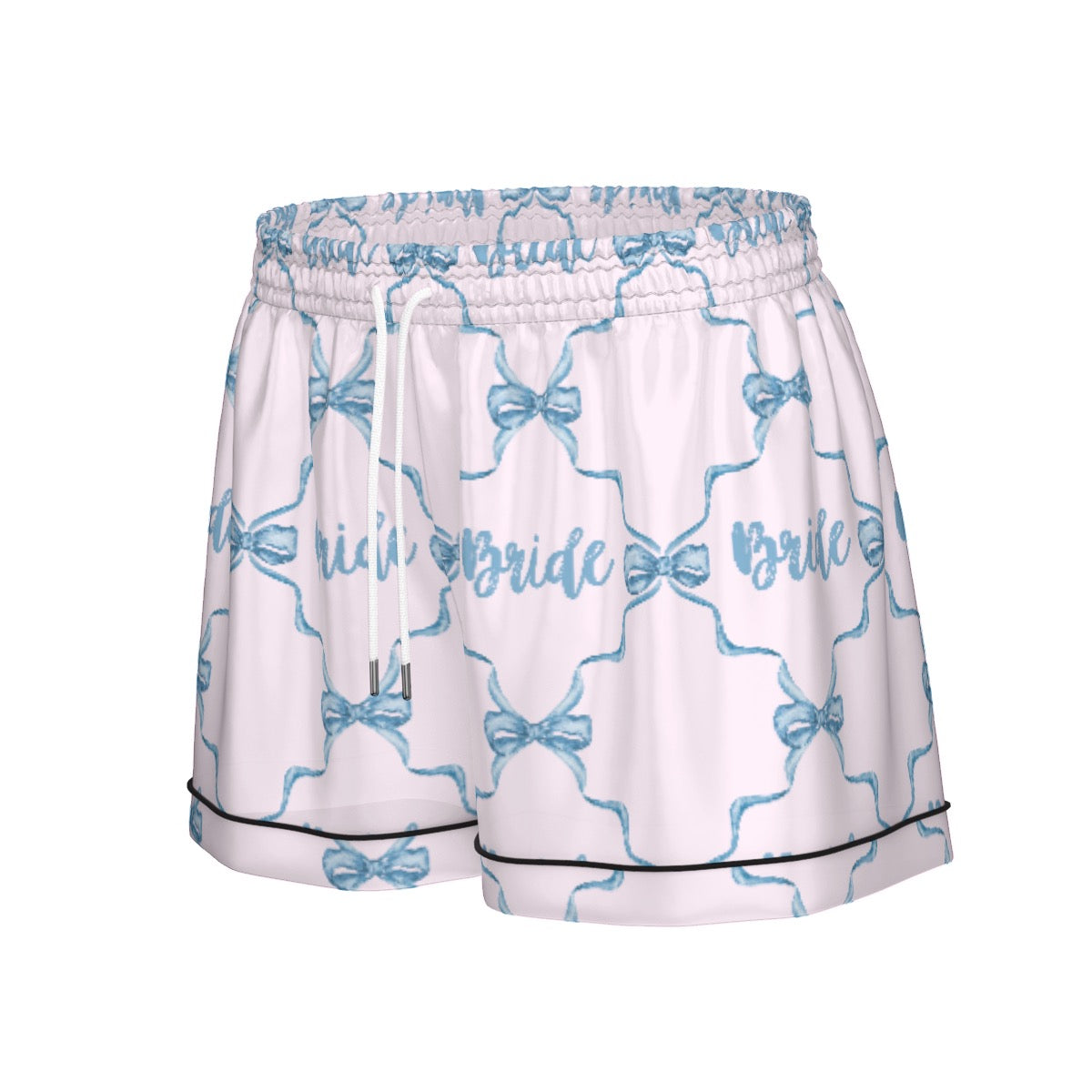 Bride [pink] Women's Pajama Set With Short Sleeve