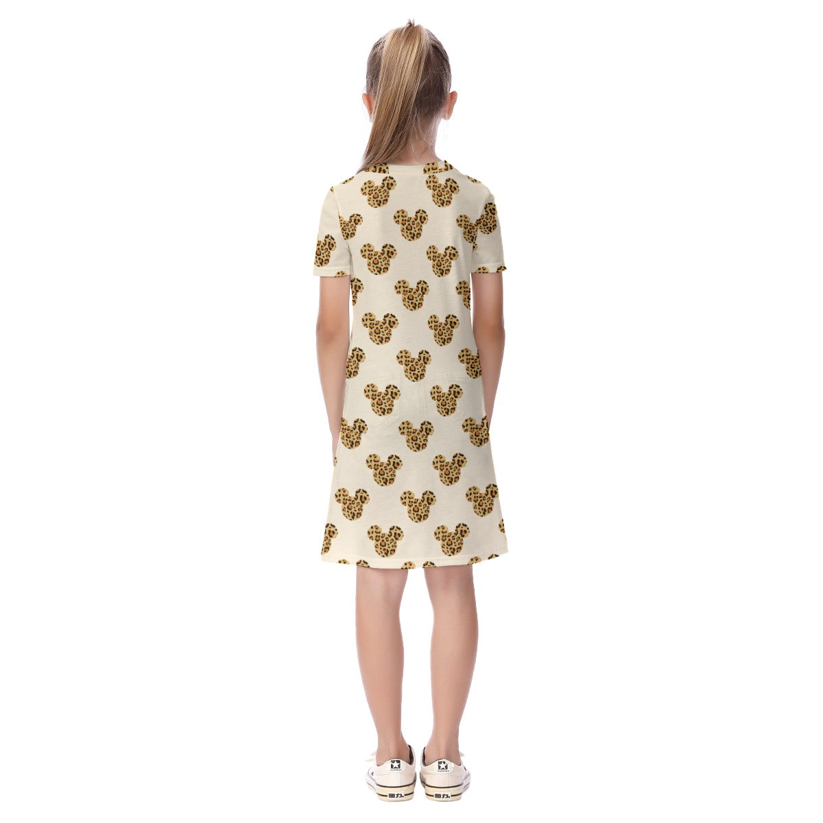 Leopard MM Kid's Short Sleeve Dress