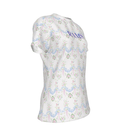 Grandmillenial Rams Women's Round T-Shirt|210GSM