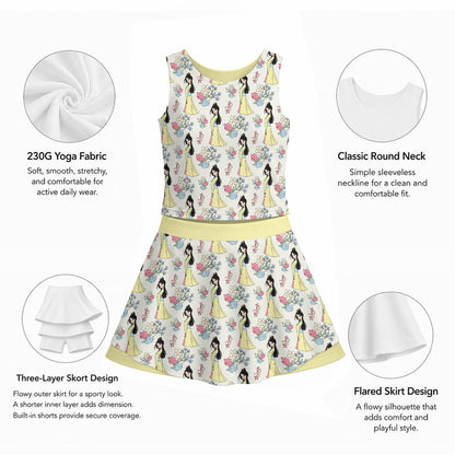 The Honorable Princess Women's Sports Tank & Skort Set