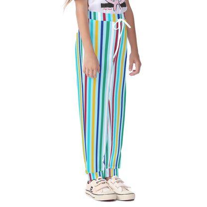 Merry Time Stripe Kid's Casual Pants