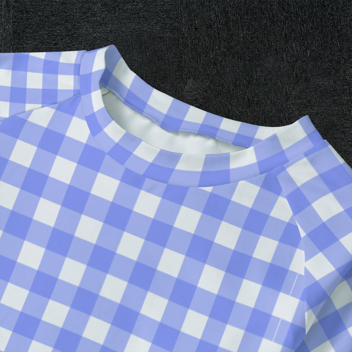 Bright Blue GIngham Kid's Sleep Pajamas