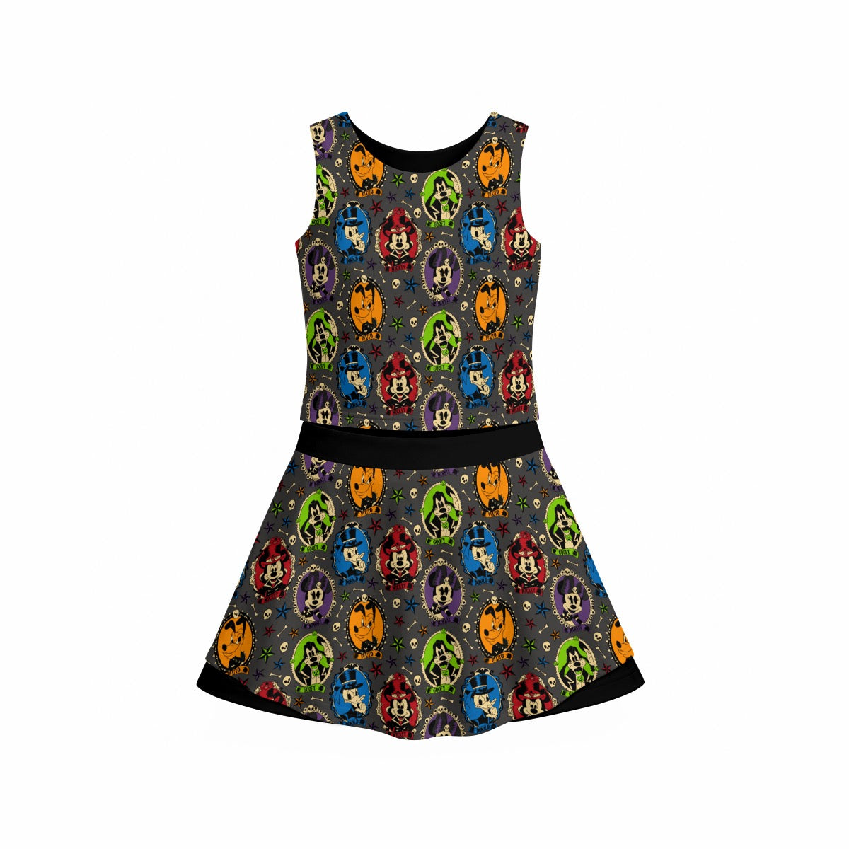 Not So Scary Cameos Women's Sports Tank & Skort Set