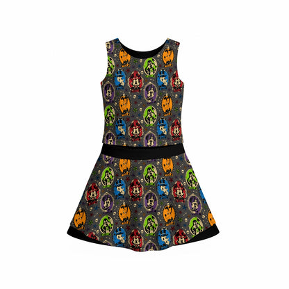Not So Scary Cameos Women's Sports Tank & Skort Set