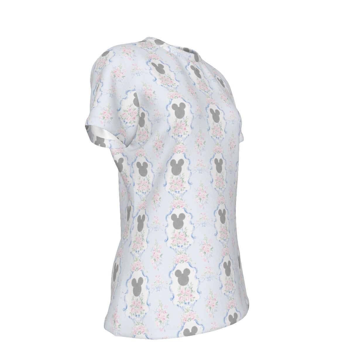 Blue Grandmillenial Women's Round T-Shirt|210GSM