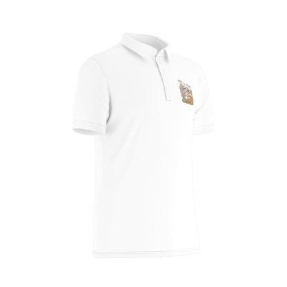 Wild at Heart Safari Men's Stretch Collar Polo Shirt