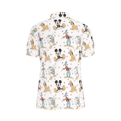 MM & Friends Men's Stretch Collar Polo Shirt